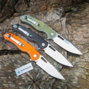 In Stock DA75 High Hardness Knife G10 Handle Outdoor Survival Camping Tactical Fruit Knife Folding Blade Knives