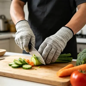 Industrial Level 4 HPPE Liner Cut-Resistant Gloves with Non-Slip Coating for Aerospace Maintenance