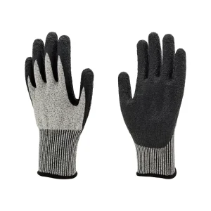 Industrial Level 5 Cut-Resistant HPPE Work Gloves Latex-Coated Protective Gloves