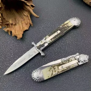Italy AKC Stainless Steel Folding Pocket Knife for Self Defense Tactical Survival Sharp Fruit Knives Outdoor EDC Tool