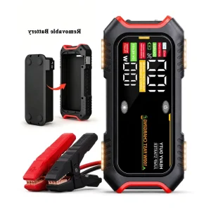 Jump Starter Power Bank with Replaceable Battery 24000mAh 12V Emergency Car Booster with 100W USB C