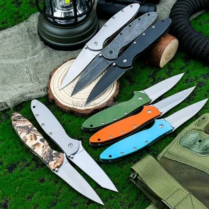 Ker Shaw LEEK 1660 Pocket EDC Knife Portable Industrial Outdoor Camping EDC Tool Daily Vegetable and Fruit Folding Knife