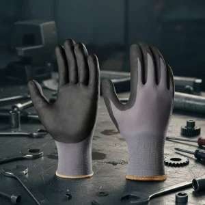 Kevlar-Lined Waterproof Cut-Resistant Gloves with Latex Coating for General Use