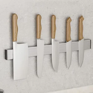 Kitchen Utensil Holder Wall Mounted Knife Storage Magnetic Knife Organizer Block Strip Magnet Bar for Kitchen Knife Storage