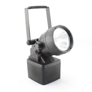 LED Explosion proof Searchlight IP66 Rated Alloy Body Torch Light 6000K Daylight Alert Maintenance free Li ion Rechargeable