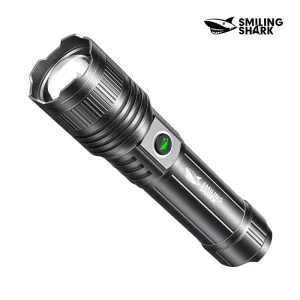 LED Flashlight Rechargeable 1000LM Portable Pocket Torch with 5 Lighting Modes for Camping Hiking Emergency Use