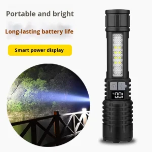 LED Flashlight Super Bright Rechargeable Portable Ultra Power Torch Lamp Outdoor Emergency Camping Lantern
