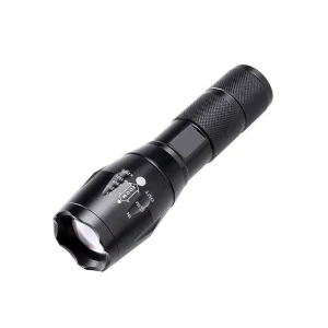 LED Flashlight with T6 Chip 100000hrs Lifespan Portable Tactical Torch for Outdoor Camping and Emergency Use