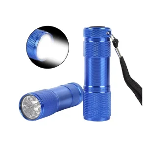 LED Outdoor Compact Mini Flashlight White Light High brightness Small Flashlight Aluminum Alloy Emergency Torch Light