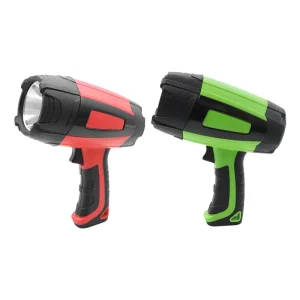 LED Outdoor Handheld Camping Lamp Waterproof Satchel Searchlight IP65 Rating Flashlight 6000K Daylight Rechargeable Lithium Ion