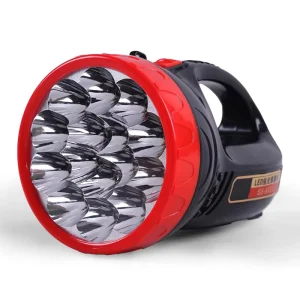 LED Searchlight Fishing Patrol Miner’s Lamp 15 LED Lamp 1W High Power LED Portable Lamp Searchlight