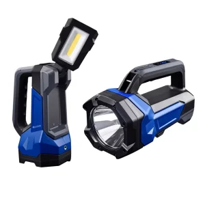 LED Spotlight USB Rechargeable Waterproof Portable Lithium Battery for Household Outdoor Emergency