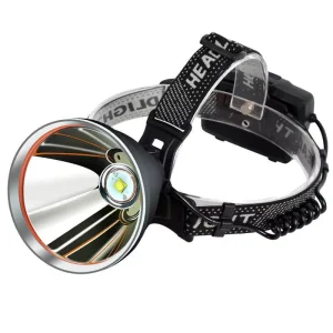 Large head Rechargeable Searchlight White light LED ABS Material Outdoor Night Fishing Lamp USB Charging High power Headlamp