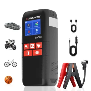 Latest SA500 Car Jump Starter Tyre Inflator Power Bank Emergency Light