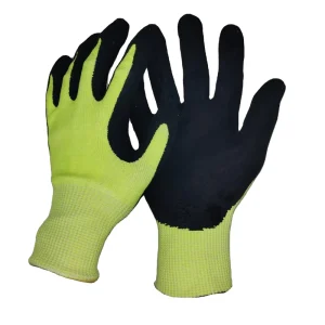 Latex Foam Coated HPPE A3 Cut Resistant Safety Gloves