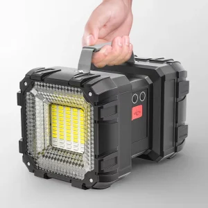 Lep 40W Handheld Work Spotlight Floodling USB Rechargeable Super Bright IP66 LED Searchlight Head Flashlight 10Km Range