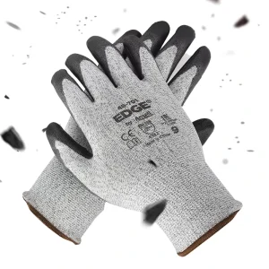 Level 3 Cut Resistant Gloves PU Coated Safety Gloves Anti Abrasion Mechanical Protection Gloves for Metal Handling