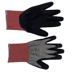 Level 5 18-Gauge Cut-Resistant Work Gloves with PU and Nitrile Coating