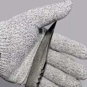 Level 5 Cut-Resistant EN388 Safety Gloves, CE-Certified, Steel, Anti-Slip, for Kitchen Use