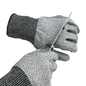 Level 5 Cut Resistant Work Gloves with Anti-Slip PU Coated Palm