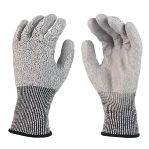 Level 5 PU-Coated Cut-Resistant Work Gloves