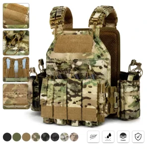 Light Weight Quick Release Plate Carrier 1000D Nylon Molle Tactical Vest