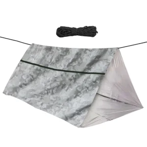 Lightweight 2 Person Portable Survival Tent Compact PE Foil Shelter for Emergency Rescue Camping Cookware Included