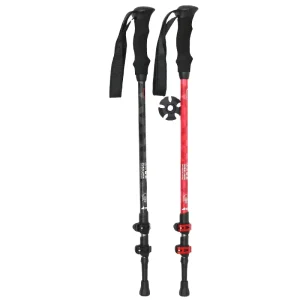 Lightweight Aluminum Adjustable Height Walking Sticks Trail Running Poles