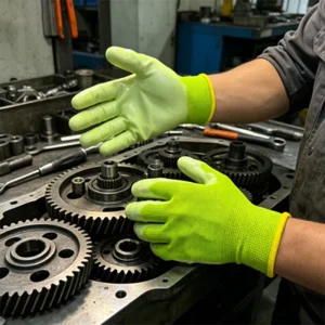 Lightweight Flexible Nylon Shell PU Dipped Safety Work Gloves for Daily Labor