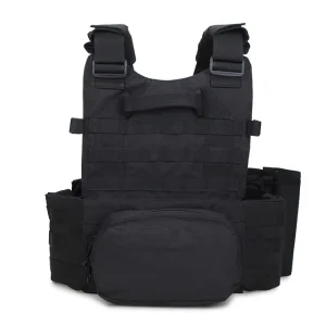 Lightweight Quick Release Adjustable Nylon Tactical Vest with PVC Digital Color Plate Carrier Comfortable for Outdoor Use