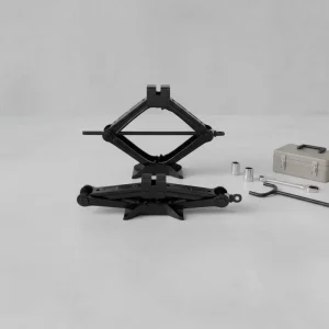 Lightweight Steel Manual Car Scissor Jack 4 Ton Lifting Tools Tire Jack for Universal Emergency Maintenance Simple Repair