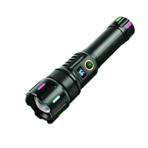 Long Range Powerful Torch Light Waterproof LED Rechargeable Tactical Zoom White Lazer Super Bright Flashlight