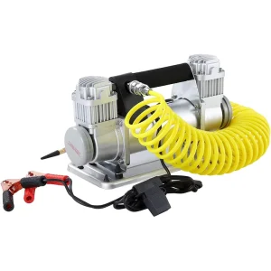 M4 Metal Air Compressor Inflator Car Tire Emergency Repair Tool with Tire Pressure Monitor Function