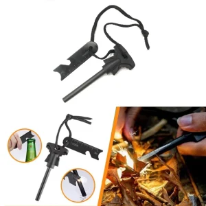 Magnesium Fire Starter Camping Emergency Equipment Ferro Rod Fire Starter Kit