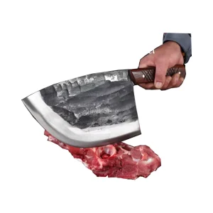 Manganese Steel Forging Butcher Specific Bone Knife Japanese Bone Knife Pine Handle Damascus Folding Knife DIY OEM Customizable