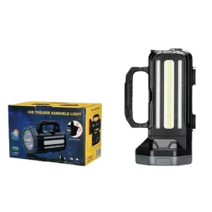 Manufacturer supplied Hand crank Flashlight High brightness Ultra bright Emergency Work Light Tool Box Solar powered Outdoor