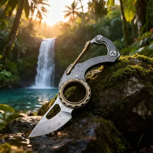 Mini 9082 Multifunctional EDC Pocket Knife Outdoor Keychain Hiking Camping Survival Tool Can Be Hanging Bag 8Cr13MoV Blade OEM