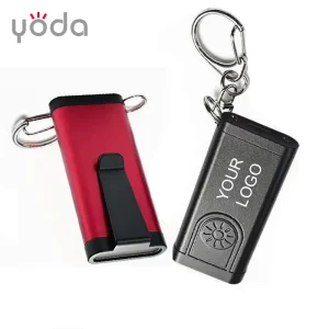 Mini Aluminum Alloy Body High Lumen EDC Flashlight Double Click Emergency Alert Portable Metal Torch for Daily Carry Safety