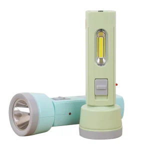 Mini Factory Flashlight Torch Long Range High Power COB Sidelight ABS IP44 Rechargeable Battery Dimmable Outdoor Camping Fishing