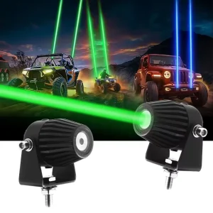 Mini Headlight Auxiliary Whipless Spot UTV Laser Whip Off Road Lamp LED Fog Driving Light for Car Motorcycle Truck