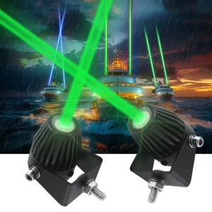Mini LED Laser Whip Off Road Search Light Pod RGB Color Controlled High Intensity Diecast Aluminum Housing