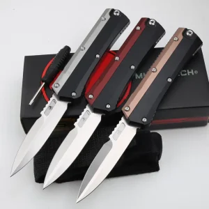 Mini Pocket Knife with Clip, Aluminum Handle
