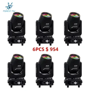 Mini Pro Sky Beam Searchlight BSW 3 in 1 380W Professional Sharpy Beam 230W Beam Moving Head Light for Concert Stage