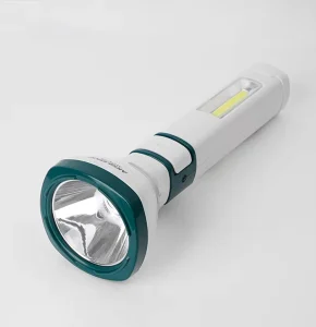 Mini Rechargeable LED Torch Flashlight with Side Light IP33 Rated 6000K Daylight Dimmable Portable