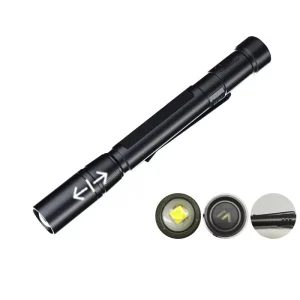 Mini Super Bright USB Rechargeable LED Search Light Portable Flashlight Torch with Zoom
