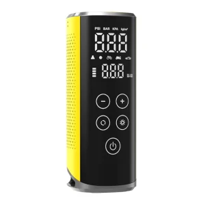 Mini Wireless Air Chuck Car Jump Starter with Digital Tire Inflator 6000mAh Battery LED Lighting Emergency Tool Kit