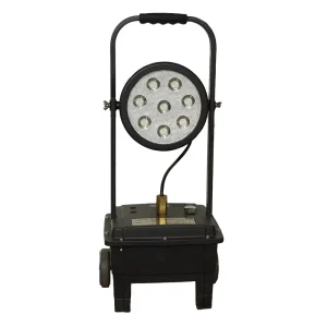 Mobile Explosion-proof IP65 LED Searchlight for Emergency Rescue and Abnormal Cases 24W 30W Rechargeable