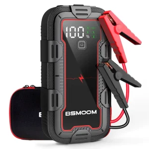 Multi Function 26800mAh Battery Capacity Car Motorcycle Jump Starter Emergency Flashlight with USB-C USB-A Output