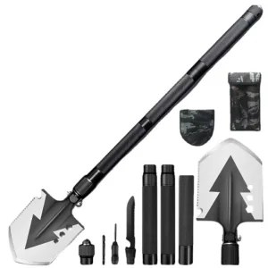 Multi Function Folding Shovel Garden Tools Tactical Shovel Camping Defense Survival Tools Spade Car Equipment Shovel