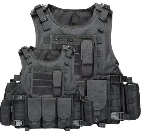 Multi Functional Tactical Vest Outdoor Camping Training Suit 600D Polyester Waterproof Breathable Quick Drying One Size Fits All